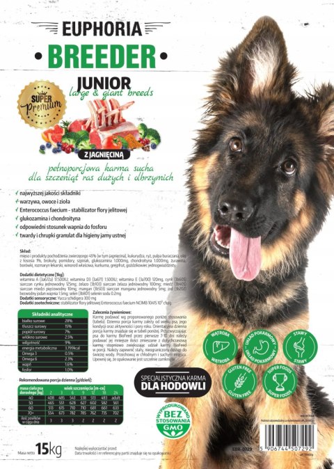 APL Biofeed Junior Large Giant Jagnięcina 15kg APL Biofeed Junior Large Giant Jagnięcina 15kg