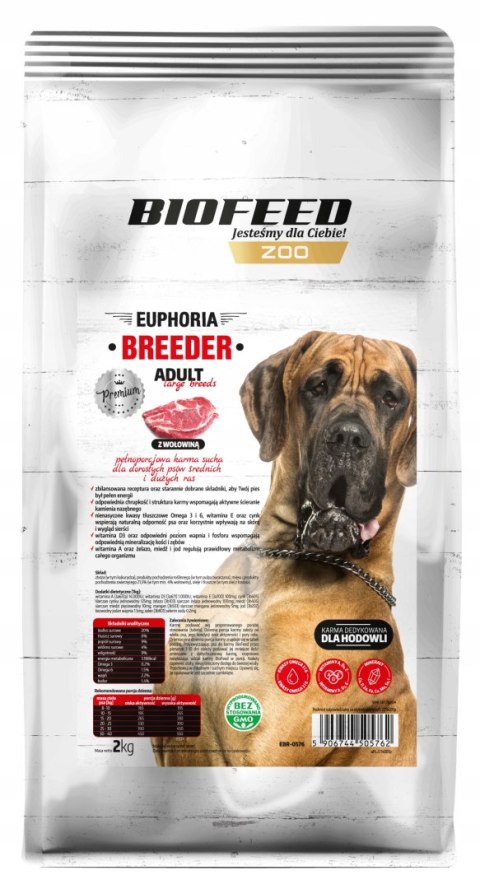 BIOFEED ADULT LARGE 15KG WOŁOWINA HYPOALERGICZNA BIOFEED ADULT LARGE 15KG WOŁOWINA HYPOALERGICZNA