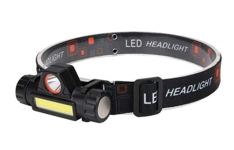Latarka czołowa LED USB L18371 Latarka czołowa LED USB L18371