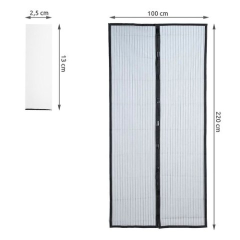 Moskitiera do drzwi uniwersalna 80/90/100 x 210/22 Moskitiera do drzwi uniwersalna 80/90/100 x 210/22