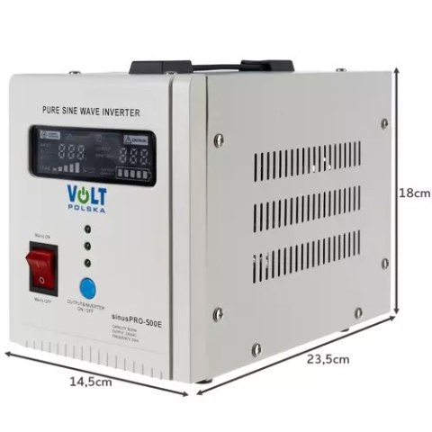 Zasilacz awaryjny UPS SINUS PRO 500E 12/230V Zasilacz awaryjny UPS SINUS PRO 500E 12/230V