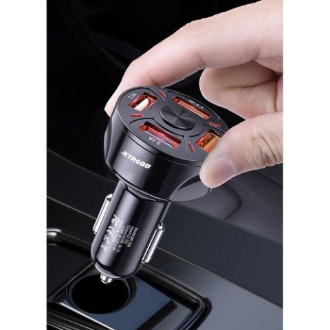 Ładowarka samochodowa 4x USB + kabel Xtrobb 19907 Ładowarka samochodowa 4x USB + kabel Xtrobb 19907