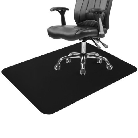 Mata ochronna pod krzesło 90x130cm RUHHY - czarna Mata ochronna pod krzesło 90x130cm RUHHY - czarna