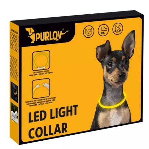Obroża świecąca LED- regulowana Purlov 21631 Obroża świecąca LED- regulowana Purlov 21631