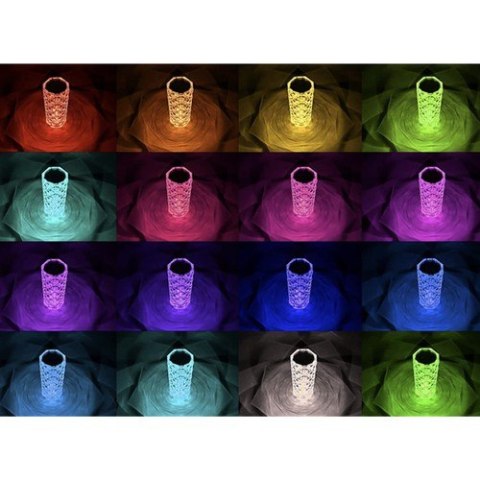 Lampka z projektorem- róża Izoxis 22518 Lampka z projektorem- róża Izoxis 22518