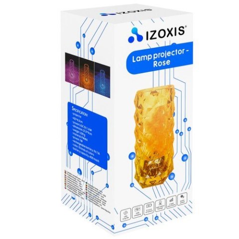Lampka z projektorem- róża Izoxis 22518 Lampka z projektorem- róża Izoxis 22518