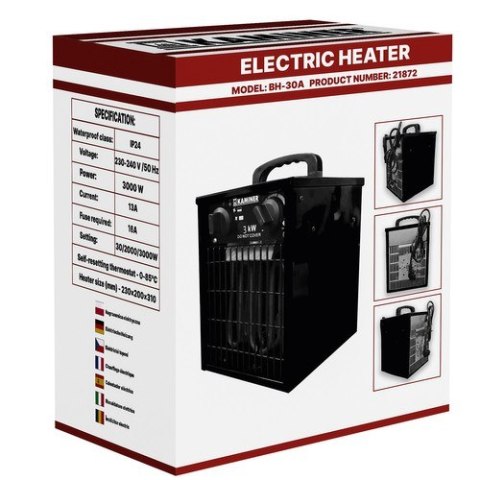 Nagrzewnica elektryczna- farelka Kaminer 21872 Nagrzewnica elektryczna- farelka Kaminer 21872