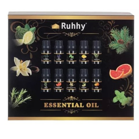 Olejek eteryczny- zestaw 10szt. 15ml Ruhhy 21938 Olejek eteryczny- zestaw 10szt. 15ml Ruhhy 21938
