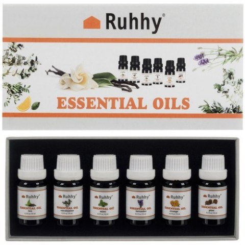 Olejek eteryczny- zestaw 6szt. 10ml Ruhhy 21939 Olejek eteryczny- zestaw 6szt. 10ml Ruhhy 21939