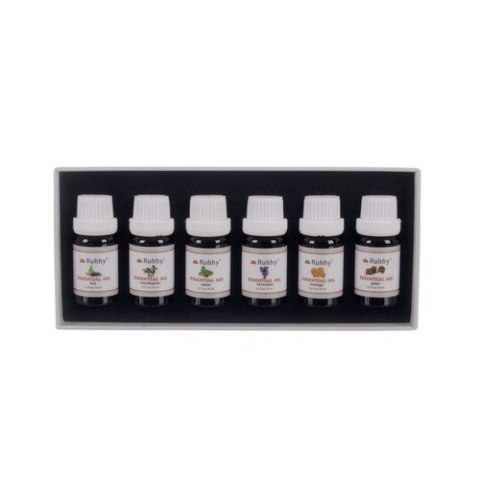 Olejek eteryczny- zestaw 6szt. 10ml Ruhhy 21939 Olejek eteryczny- zestaw 6szt. 10ml Ruhhy 21939