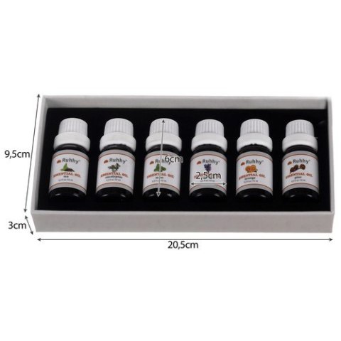 Olejek eteryczny- zestaw 6szt. 10ml Ruhhy 21939 Olejek eteryczny- zestaw 6szt. 10ml Ruhhy 21939