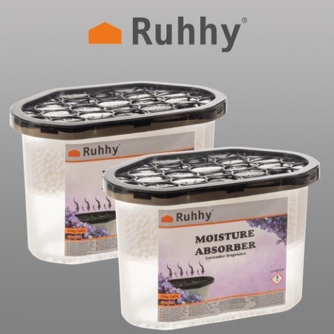 Pochłaniacz wilgoci lawendowy- 2x500ml Ruhhy 22137 Pochłaniacz wilgoci lawendowy- 2x500ml Ruhhy 22137