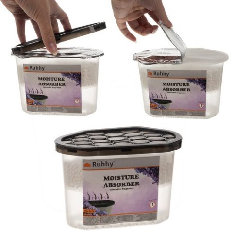Pochłaniacz wilgoci lawendowy- 2x500ml Ruhhy 22137 Pochłaniacz wilgoci lawendowy- 2x500ml Ruhhy 22137