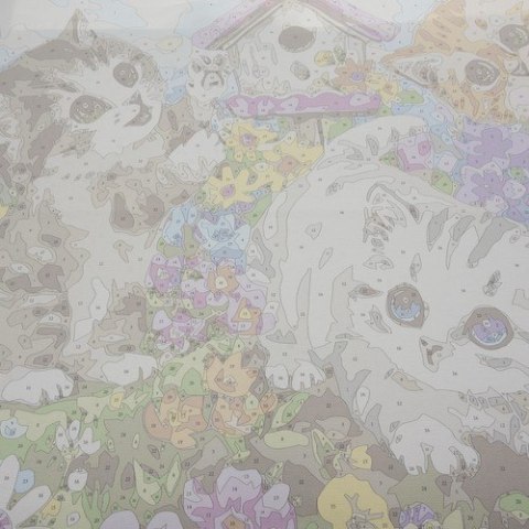 Malowanie po numerach 40x50cm- kotki Maaleo 22781 Malowanie po numerach 40x50cm- kotki Maaleo 22781