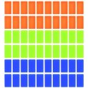 Kolejka/ lokomotywa- domino 22450