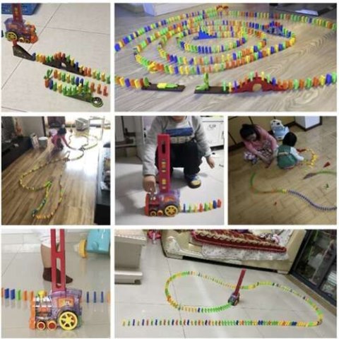 Kolejka/ lokomotywa- domino 22450 Kolejka/ lokomotywa- domino 22450