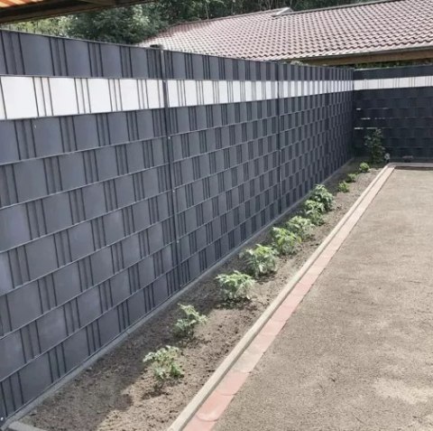 Taśma ogrodzeniowa 19cmx26m 700g/m2 antracyt 23909 Taśma ogrodzeniowa 19cmx26m 700g/m2 antracyt 23909