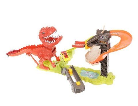 Tor wyrzutnia dinozaur + 2 autka Tor wyrzutnia dinozaur + 2 autka