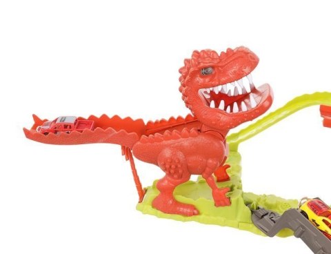 Tor wyrzutnia dinozaur + 2 autka Tor wyrzutnia dinozaur + 2 autka