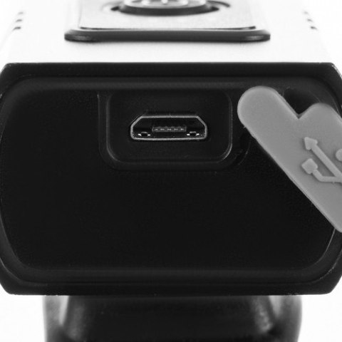 Lampka rowerowa 4T6 USB + tylne światło 23677 Lampka rowerowa 4T6 USB + tylne światło 23677