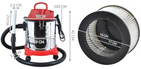 Odkurzacz do popiołu ODK005-20L Odkurzacz do popiołu ODK005-20L