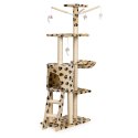 DRAPAK DLA KOTA DOMEK DRZEWO LEGOWISKO 138CM XL ODCISKI ŁAPEK