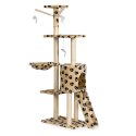 DRAPAK DLA KOTA DOMEK DRZEWO LEGOWISKO 138CM XL ODCISKI ŁAPEK
