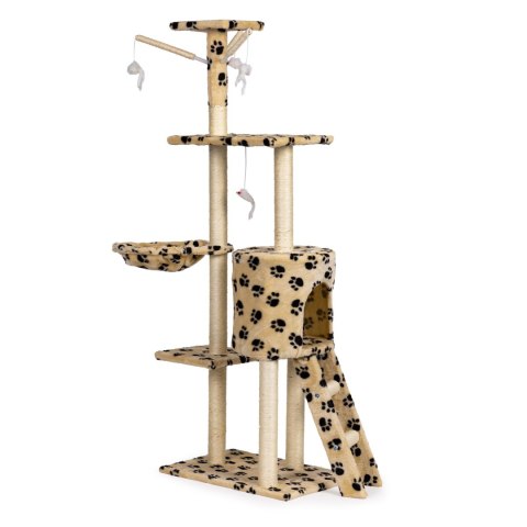 DRAPAK DLA KOTA DOMEK DRZEWO LEGOWISKO 138CM XL ODCISKI ŁAPEK DRAPAK DLA KOTA DOMEK DRZEWO LEGOWISKO 138CM XL ODCISKI ŁAPEK