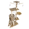 DRAPAK DLA KOTA DOMEK DRZEWO LEGOWISKO 138CM XL ODCISKI ŁAPEK