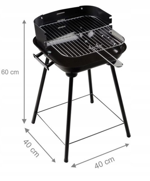 GRILL OGRODOWY Z REGULOWANYM RUSZTEM PIKNIKOWY GRILL OGRODOWY Z REGULOWANYM RUSZTEM PIKNIKOWY