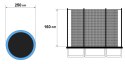 SIATKA OCHRONNA WEWNĘTRZNA TRAMPOLINA 244 - 250 CM 8FT/6