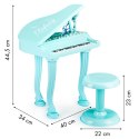 FORTEPIAN ORGANKI KEYBOARD PIANINO Z MIKROFONEM MP3