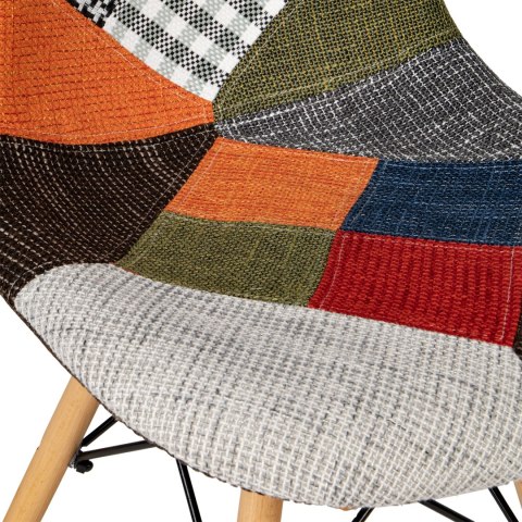 KOMPLET 4 KRZESEŁ DO SALONU I JADALNI PATCHWORK MODERNHOME KOMPLET 4 KRZESEŁ DO SALONU I JADALNI PATCHWORK MODERNHOME
