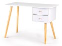 NOWOCZESNE BIURKO KOMPUTEROWE STOLIK 2 SZUFLADY MODERNHOME