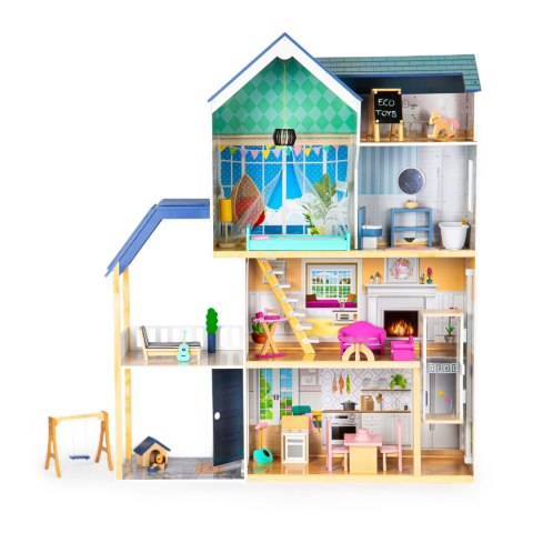 DOMEK DLA LALEK XXL REZYDENCJA MAYA 28 EL. ECOTOYS DOMEK DLA LALEK XXL REZYDENCJA MAYA 28 EL. ECOTOYS