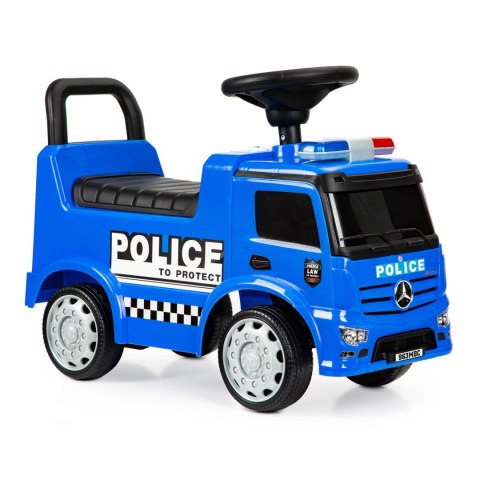 JEŹDZIK CHODZIK AUTKO MERCEDES POLICJA + LED JEŹDZIK CHODZIK AUTKO MERCEDES POLICJA + LED