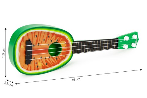 UKULELE GITARA DLA DZIECI CZTERY STRUNY ARBUZ UKULELE GITARA DLA DZIECI CZTERY STRUNY ARBUZ