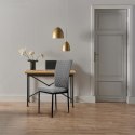 KOMPLET KRZESEŁ PIKOWANYCH DO JADALNI I SALONU 4SZT SZARE MODERNHOME