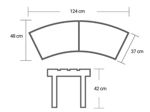 ŁAWKA DO JACUZZI PODWÓJNA NISKA SPA INTEX 28514 ŁAWKA DO JACUZZI PODWÓJNA NISKA SPA INTEX 28514