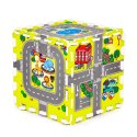 MATA PIANKOWA DLA DZIECI MIASTO 9 ELEMENTÓW 90,5X90,5CM IPLAY