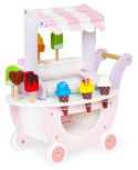 DREWNIANY WÓZEK LODZIARNIA DLA DZIECI SKLEP 12 EL ECOTOYS