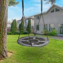 HUŚTAWKA OGRODOWA BOCIANIE GNIAZDO 100CM ECOTOYS SZARA