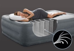 MATERAC ŁÓŻKO DO SPANIA DWUOSOBOWY Z POMPKĄ AUTOMATYCZNĄ - 203X152CM INTEX 64418