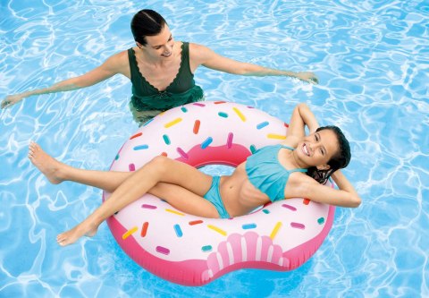 DMUCHANE KOŁO DO PŁYWANIA DONUT PĄCZEK 107CM INTEX 56265 DMUCHANE KOŁO DO PŁYWANIA DONUT PĄCZEK 107CM INTEX 56265