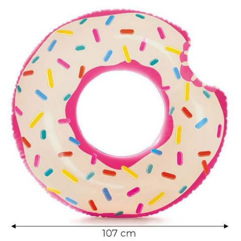 DMUCHANE KOŁO DO PŁYWANIA DONUT PĄCZEK 107CM INTEX 56265 DMUCHANE KOŁO DO PŁYWANIA DONUT PĄCZEK 107CM INTEX 56265