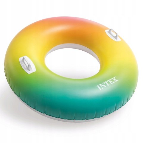 DMUCHANE KOŁO DO PŁYWANIA TĘCZA 119CM INTEX DMUCHANE KOŁO DO PŁYWANIA TĘCZA 119CM INTEX