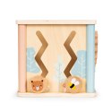 DREWNIANA KOSTKA EDUKACYJNA SORTER KLOCKI ECOTOYS