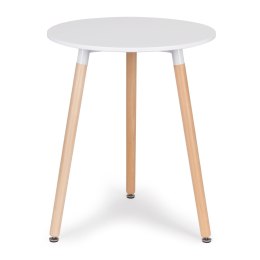 STOLIK NOWOCZESNY DREWNIANY DO SALONU KUCHNI 60CM