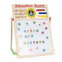 TABLICA EDUKACYJNA 2W1 MAGNETYCZNA LICZYDŁO KREDA ECOTOYS