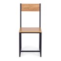 Zestaw komplet mebli stolik 2 krzesła metal MDF